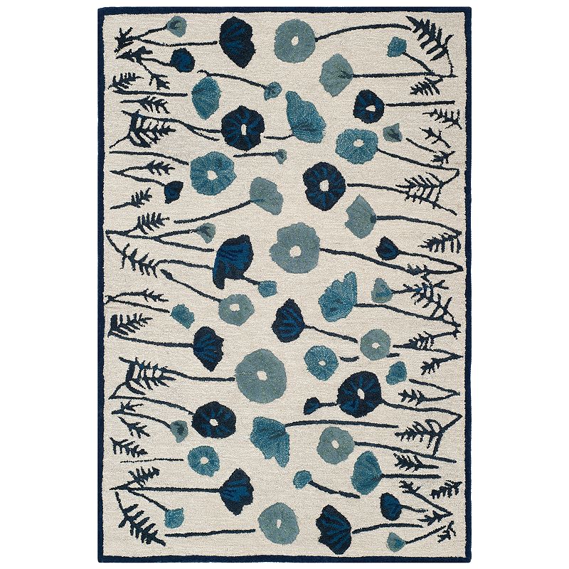 Safavieh Martha Stewart Bella Rug, Blue, 5X8 Ft