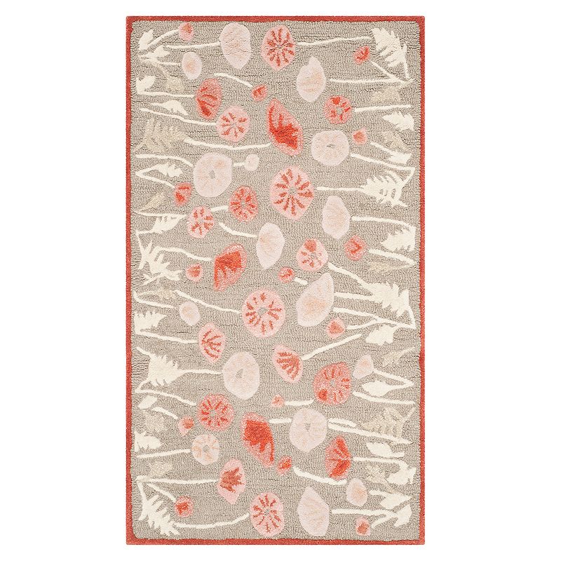 Safavieh Martha Stewart Bella Rug, Red, 5X8 Ft