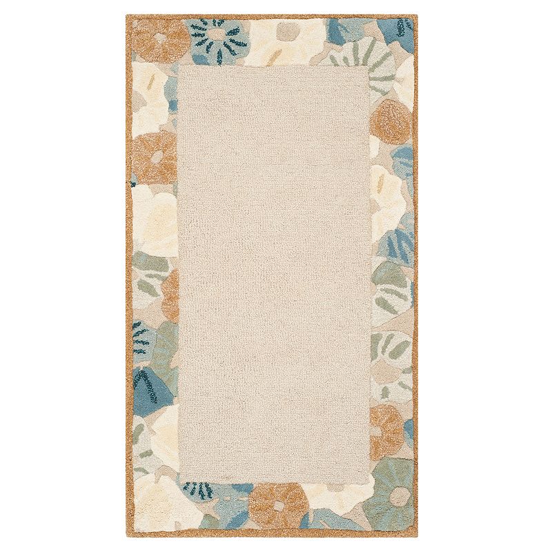 Safavieh Martha Stewart Ann Rug, Beig/Green, 4X6 Ft