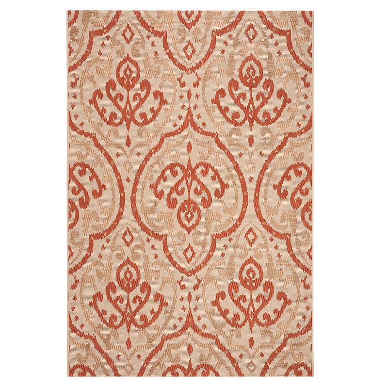 Safavieh Martha Stewart Zana Rug, Orange, 6.5X9.5 Ft