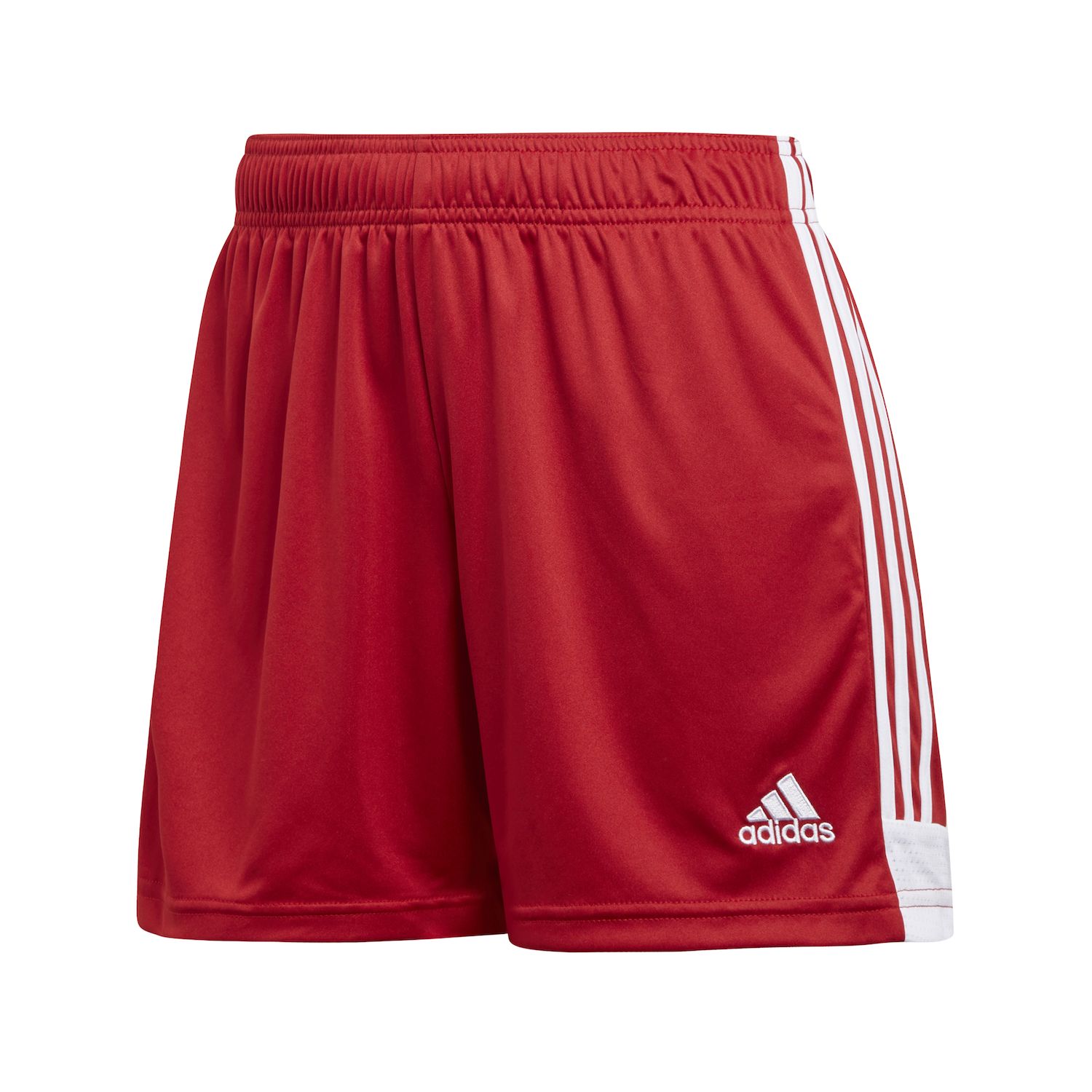 womens red adidas shorts