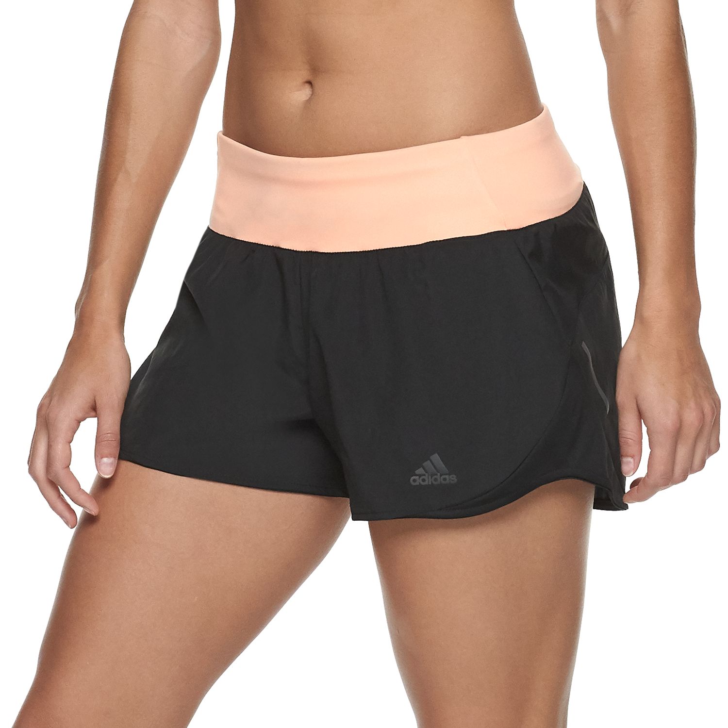 black and pink adidas shorts