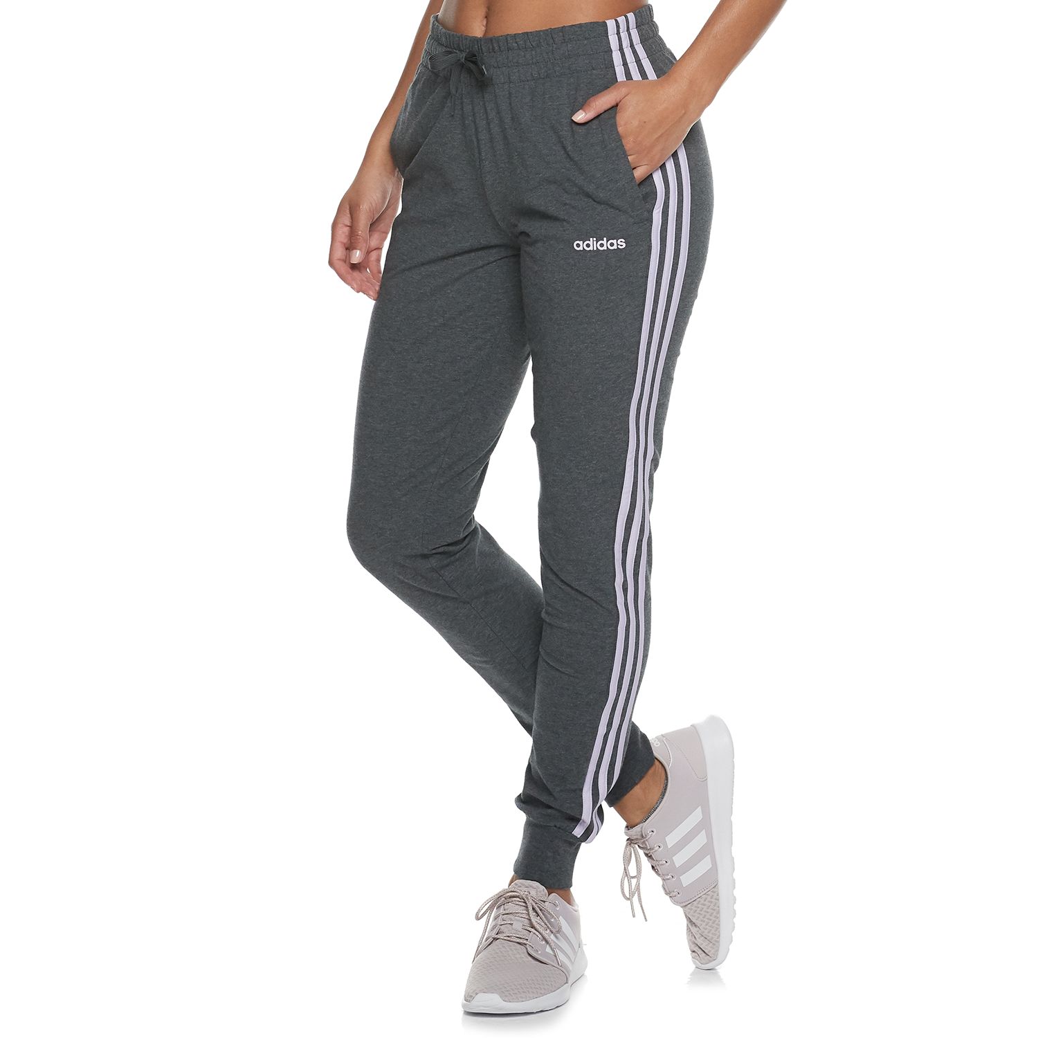 adidas dark grey joggers