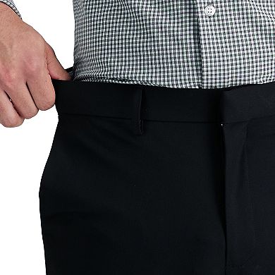 Men’s J.M. Haggar Premium Flex-Waist Straight-Fit 4-Way Stretch Flat-Front Dress Pants