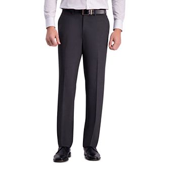 Men’s J.M. Haggar® Premium Flex-Waist Straight-Fit 4-Way Stretch Flat-Front Dress Pants
