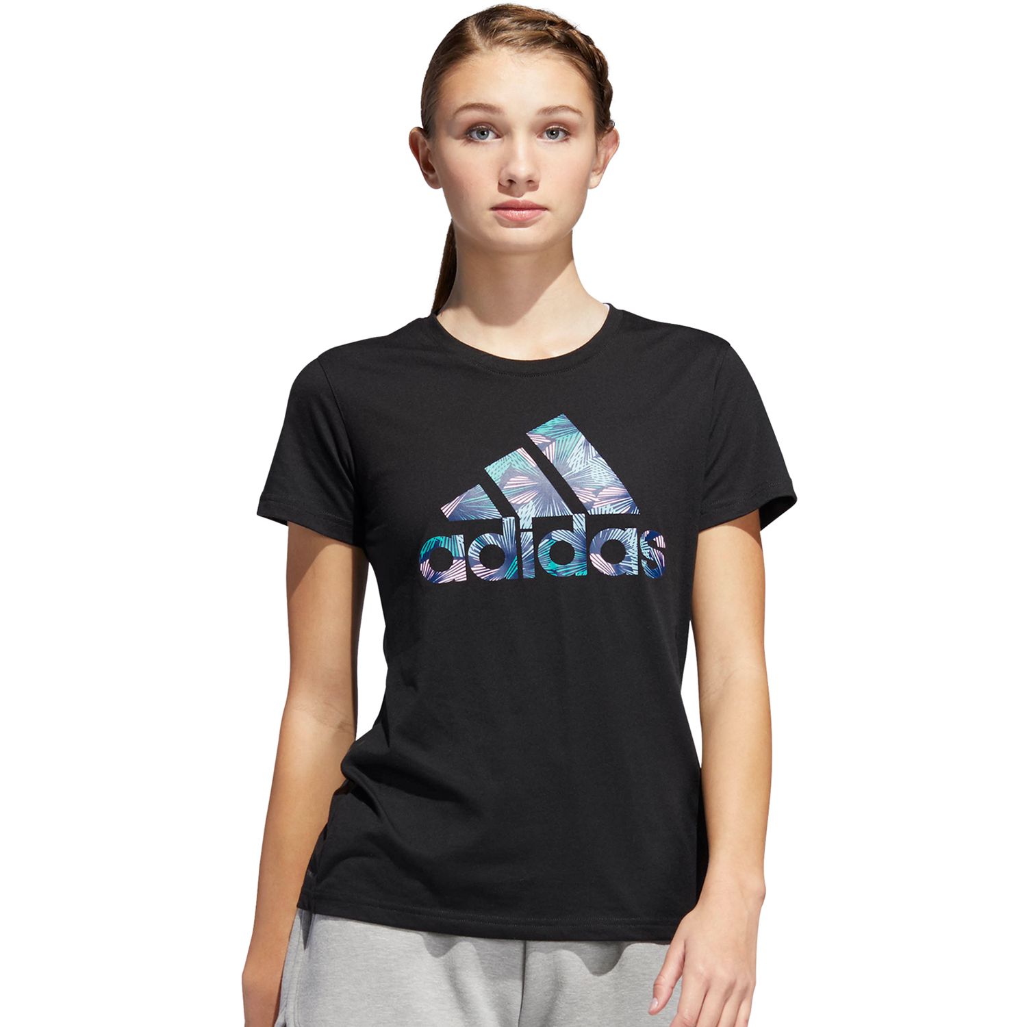 adidas badge of sport tee women's