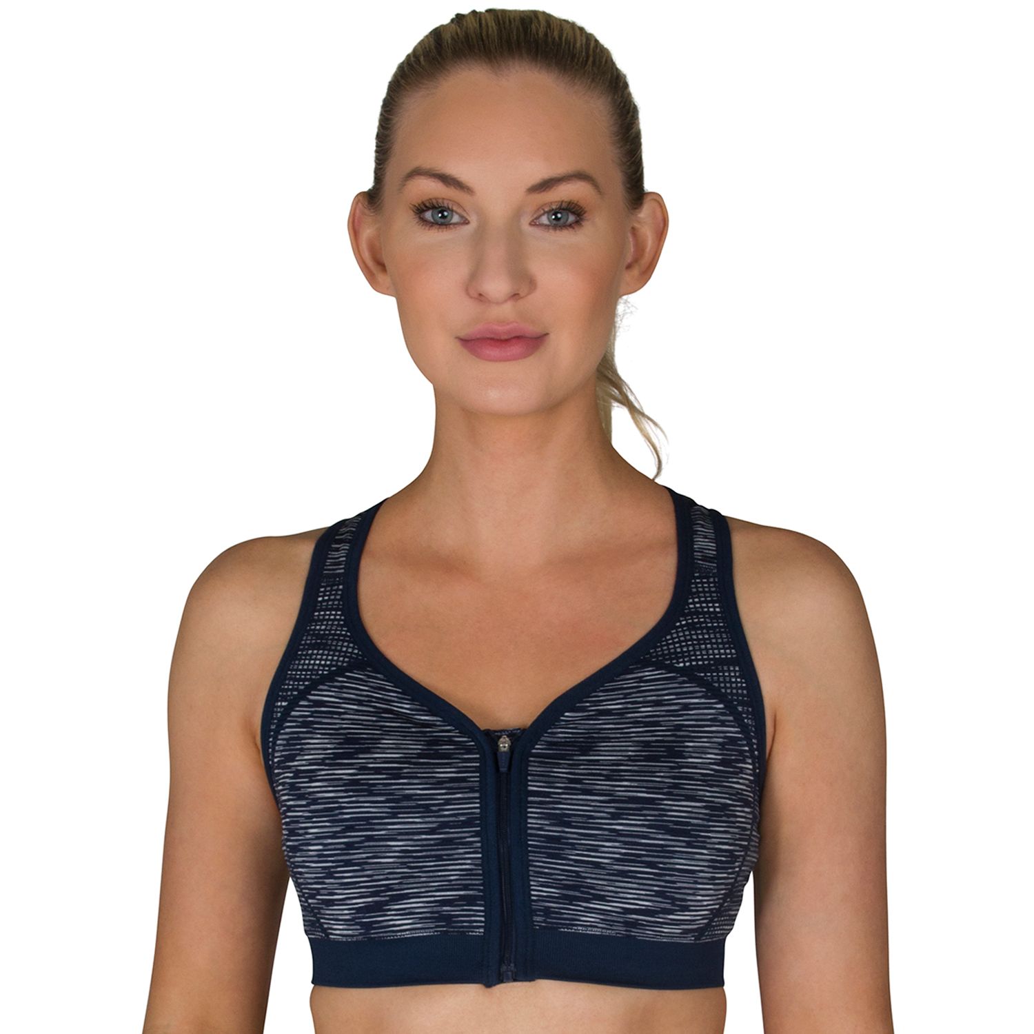 jockey sports bra front zip