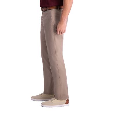 Men's Haggar Premium Comfort Khaki Slim-Fit Stretch Premium Flex Waistband Casual Pants