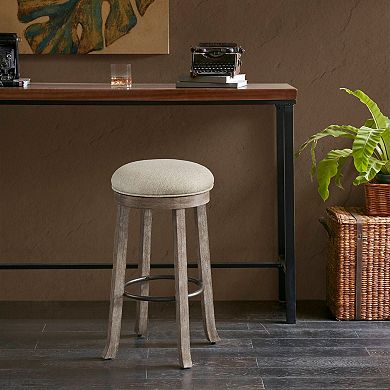 INK+IVY Oaktown Backless Bar Stool with Swivel Seat