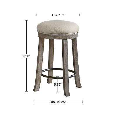 INK+IVY Oaktown Swivel Counter Stool