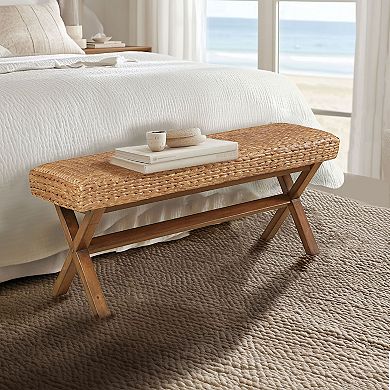 INK+IVY Seadrift Tufted Storage Bench