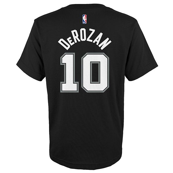 Boys 4 18 San Antonio Spurs Demar Derozan Name And Number Tee