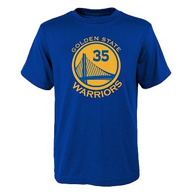 Boys 4-18 Golden State Warriors Kevin Durant Name & Number Tee