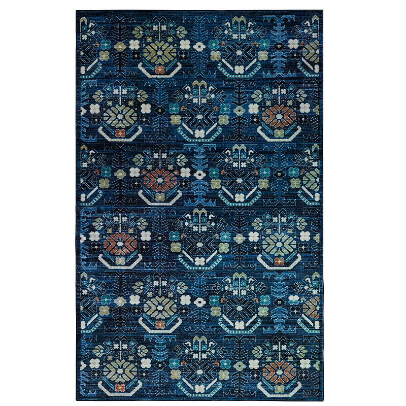 Mohawk Home Prismatic Cambridge EverStrand Rug, Blue, 5X8 Ft