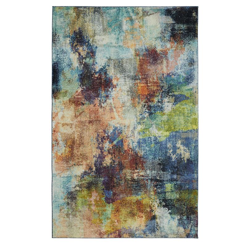 Mohawk Home Prismatic Decollage EverStrand Rug, Multicolor, 5X8 Ft