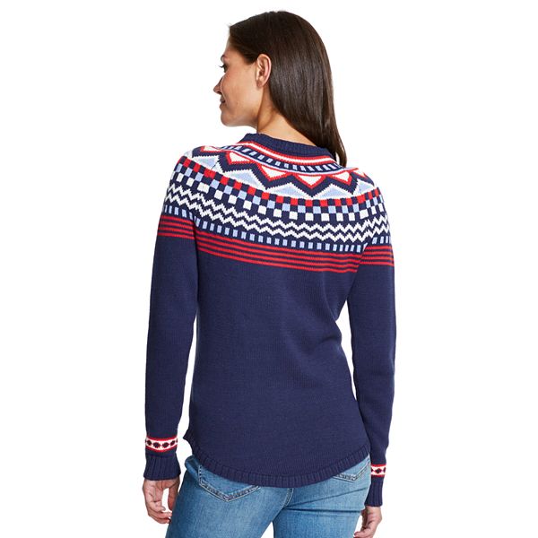 Women's IZOD Fairisle Sweater