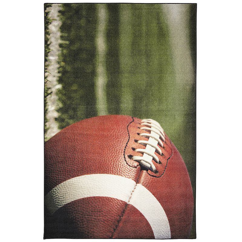 Mohawk Home Kids Prismatic Football EverStrand Rug, Multicolor, 3X5 Ft