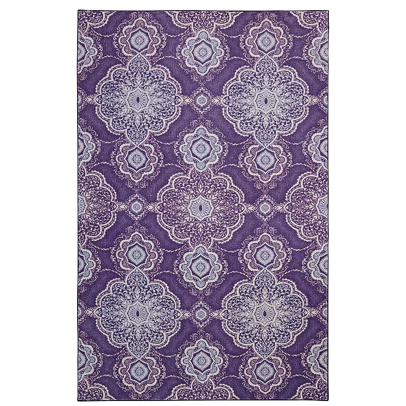 Mohawk Home Prismatic Isabella EverStrand Rug, Purple, 8X10 Ft