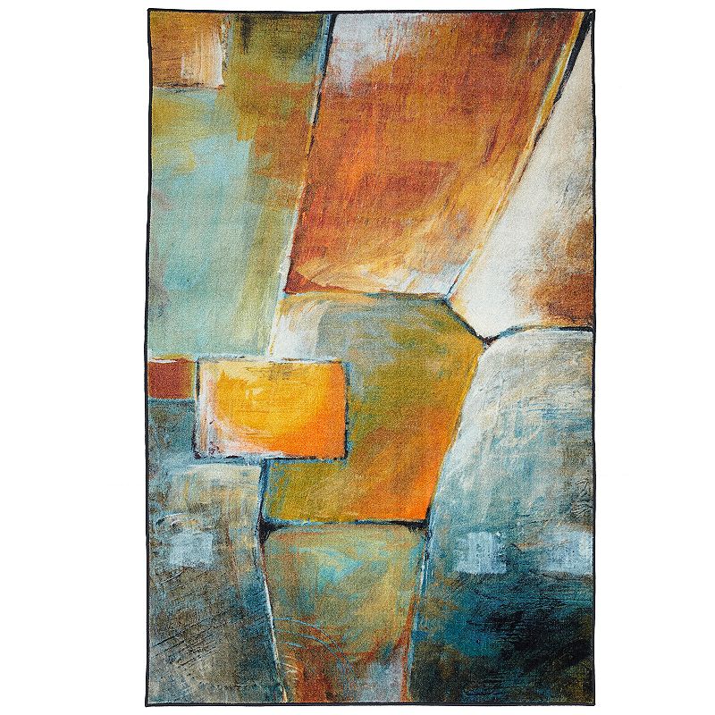 Mohawk Home Prismatic Painted Blocks EverStrand Rug, Multicolor, 5X8 Ft