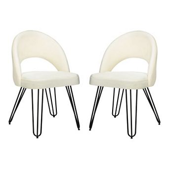 Safavieh Jora Velvet Dining Chair 2 pc Set