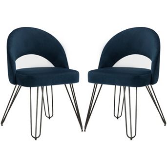 Safavieh Jora Velvet Dining Chair 2 pc Set
