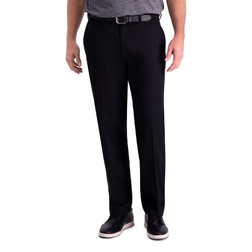 Men's Haggar Premium Comfort Khaki ClassicFit FlatFront Hidden