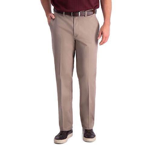 Men's Haggar® Premium Comfort Khaki ClassicFit FlatFront Hidden