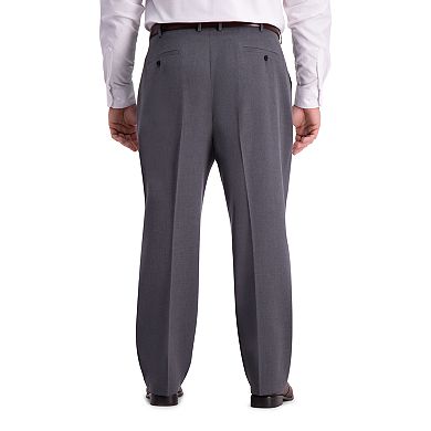 Big & Tall J.M. Haggar Premium 4-Way Stretch Classic-Fit Hidden Expandable Waistband Flat-Front Dress Pants
