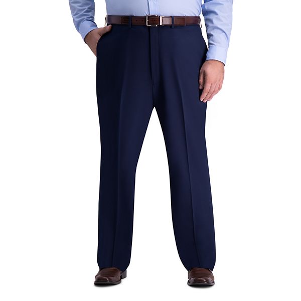 Big And Tall J M Haggar® Premium 4 Way Stretch Classic Fit Hidden Expandable Waistband Flat Front
