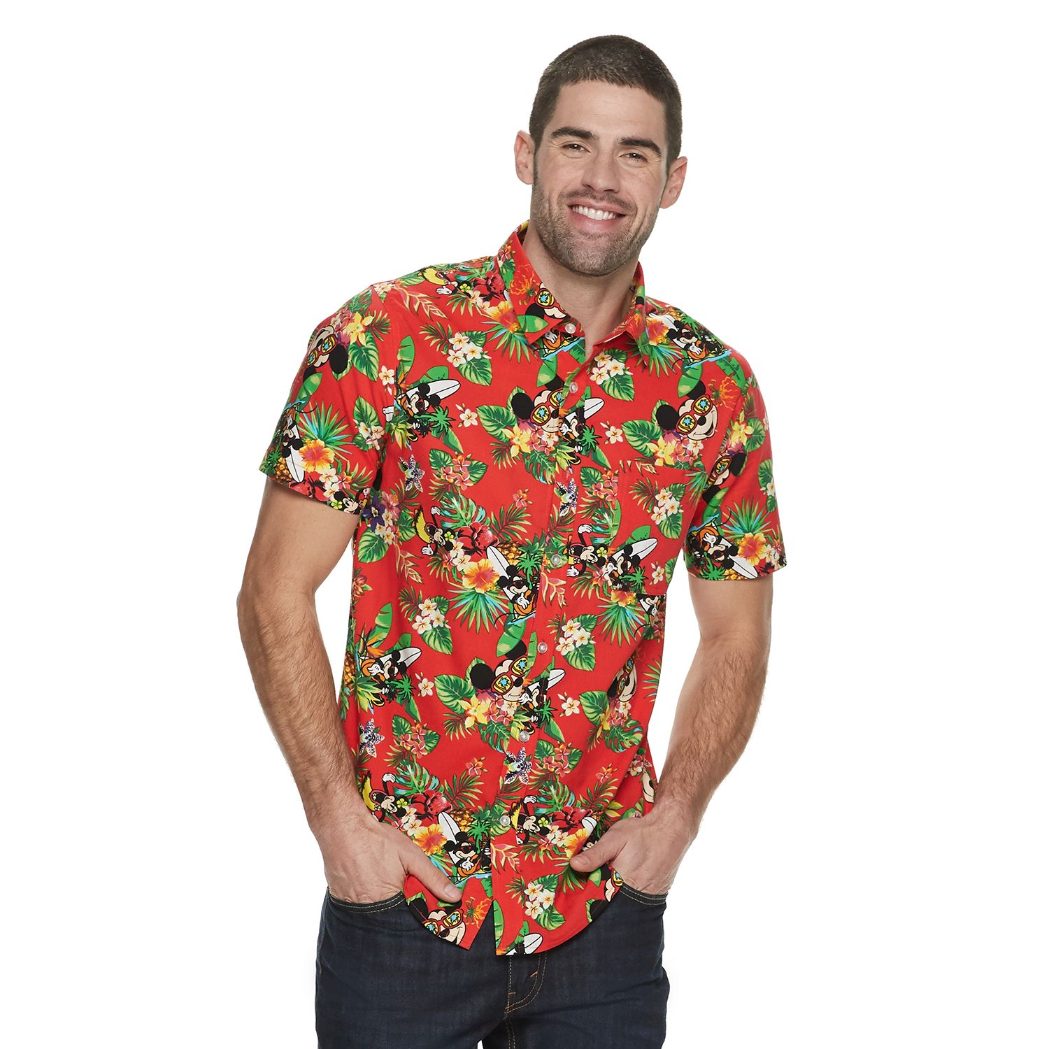 mickey hawaiian shirt