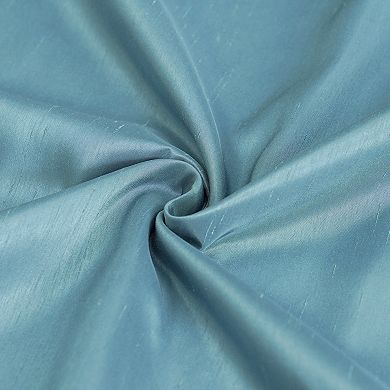 EFF Vintage Dupioni Faux Silk Blackout Curtain Panel
