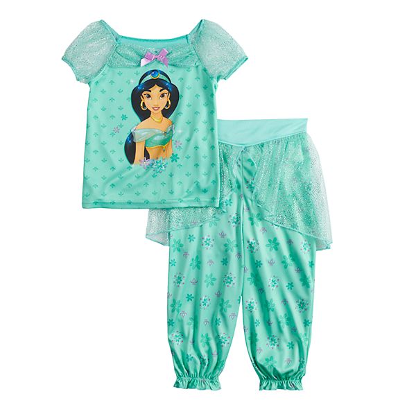 Disney Princess Toddler Girls One Piece Sleeper Pajamas, Sizes 12M-5T 