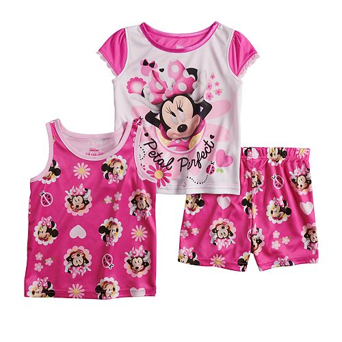 Disney's Minnie Mouse Toddler Girl Tops & Shorts Pajama Set