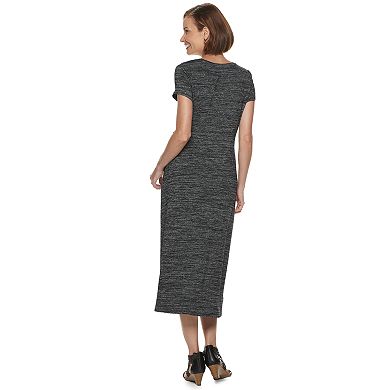 Women's Croft & Barrow® Slubbed Midi Dress