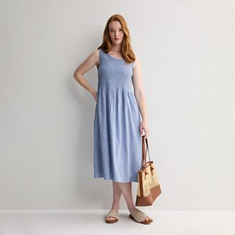 fall sleeveless dresses Sleeveless Linen Dress with Obi Belt, Summer Linen Dress for Women, Linen Maxi Dress, V-neck Linen Dress with Pockets, S / Blue Green