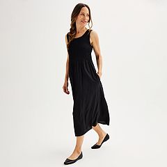 Black 3/4 Sleeve Maxi Dress – Nicole Andrews Collection