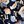Navy Jacobean Vine