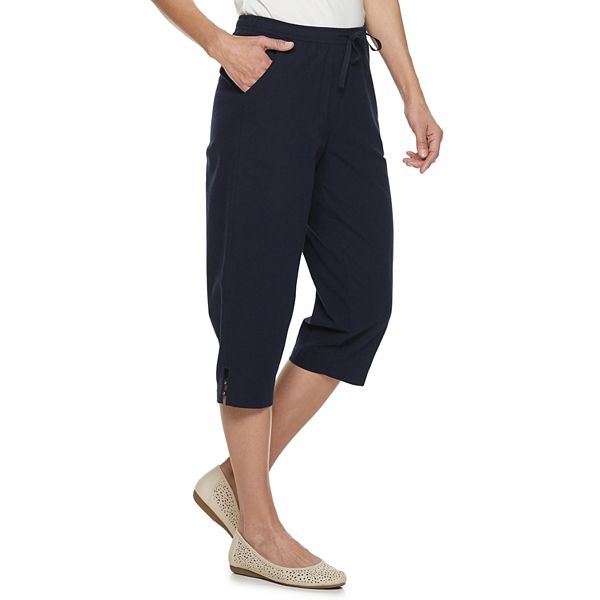 Women's Croft & Barrow® Sheeting Capris