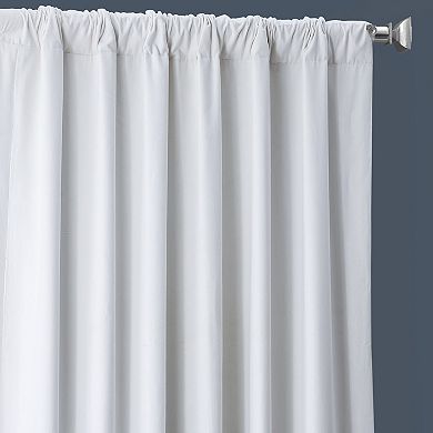EFF Solid Cotton Blackout Curtain Panel