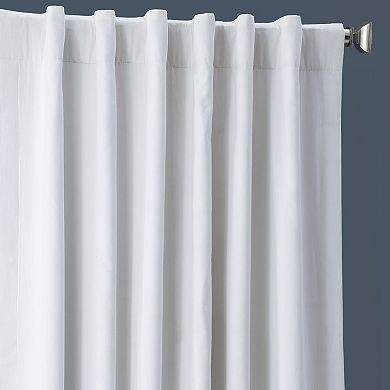 EFF Solid Cotton Blackout Curtain Panel