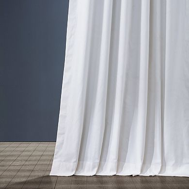 EFF Solid Cotton Blackout Curtain Panel