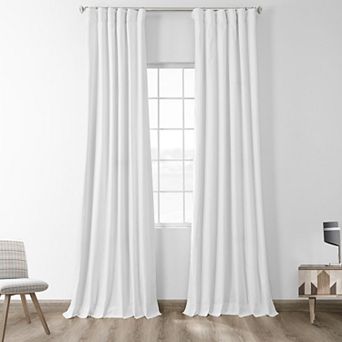 EFF Solid Cotton Blackout Curtain Panel