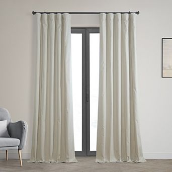 EFF Solid Cotton Blackout Curtain Panel