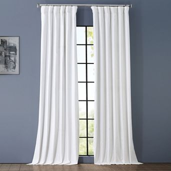 EFF Solid Cotton Blackout Curtain Panel
