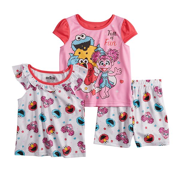 Toddler Boy Sesame Street Elmo & Cookie Monster Tops & Shorts