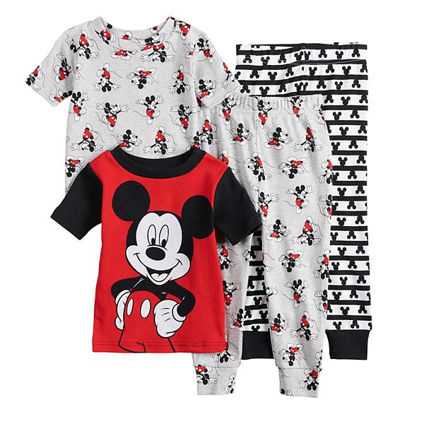 Disney s Mickey Mouse Toddler Boy Tops Bottoms Pajama Set