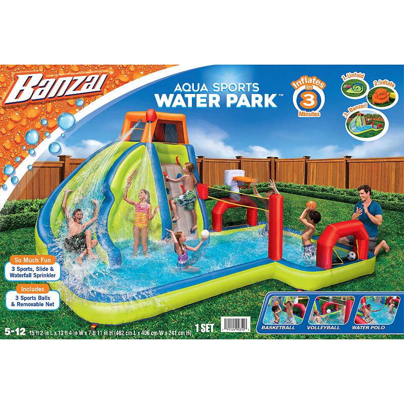 34019215 Banzai Aqua Sports Water Park, Multicolor sku 34019215
