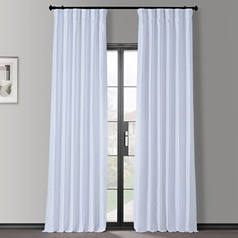 EFF Vintage Textured Faux Dupioni Blackout Curtain Panel
