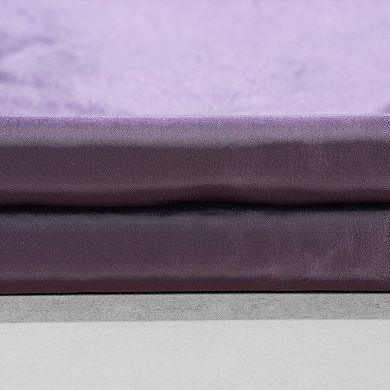 EFF Faux Silk Taffeta Blackout Curtain Panel