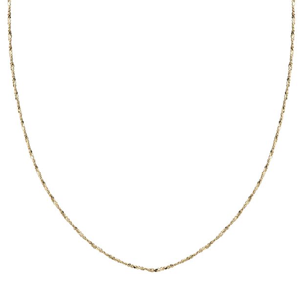 24k gold over sterling deals silver necklace